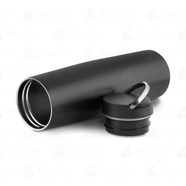 Kit escritório Caderno, Garrafa e Caneta Metalica